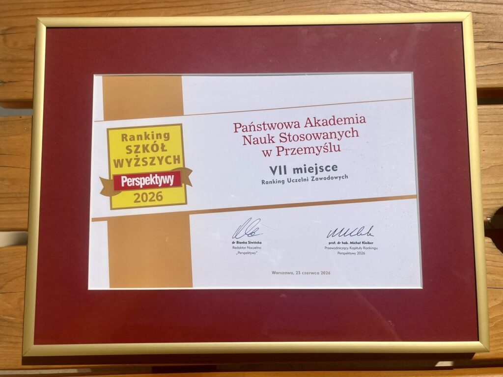Wyniki Rankingu PERSPEKTYWY: mamy 7. miejsce na 100 uczelni w Polsce! Świętujemy nasz sukces!