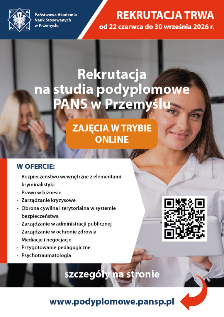 TRWAJĄ ZAPISY na studia podyplomowe w semestrze zimowym roku akad. 2026/2027 !