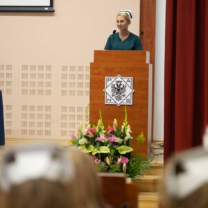 Beata Ożóg - starościna III roku pielęgniarstwa
