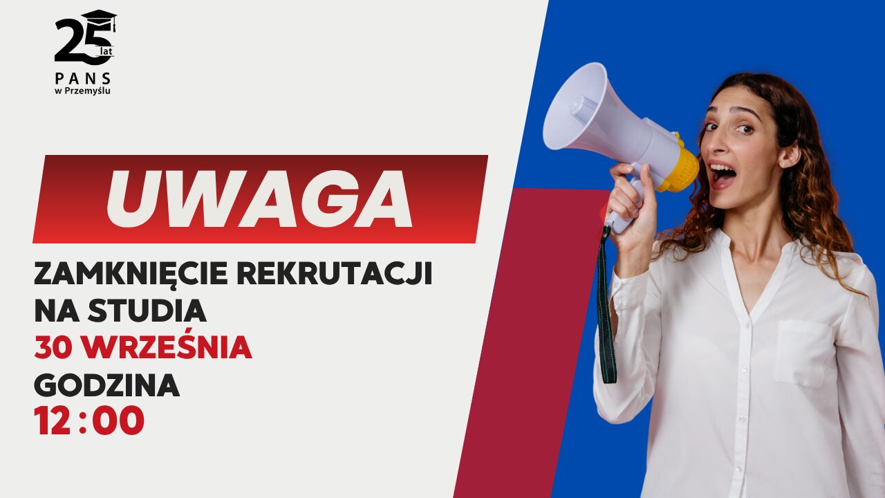 UWAGA! 30 września o godz. 12:00 zapisy na bezpłatne studia zostają zamknięte