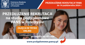 Przedłużenie rekrutacji na studia podyplomowe w semestrze zimowym roku akad. 2026/2027