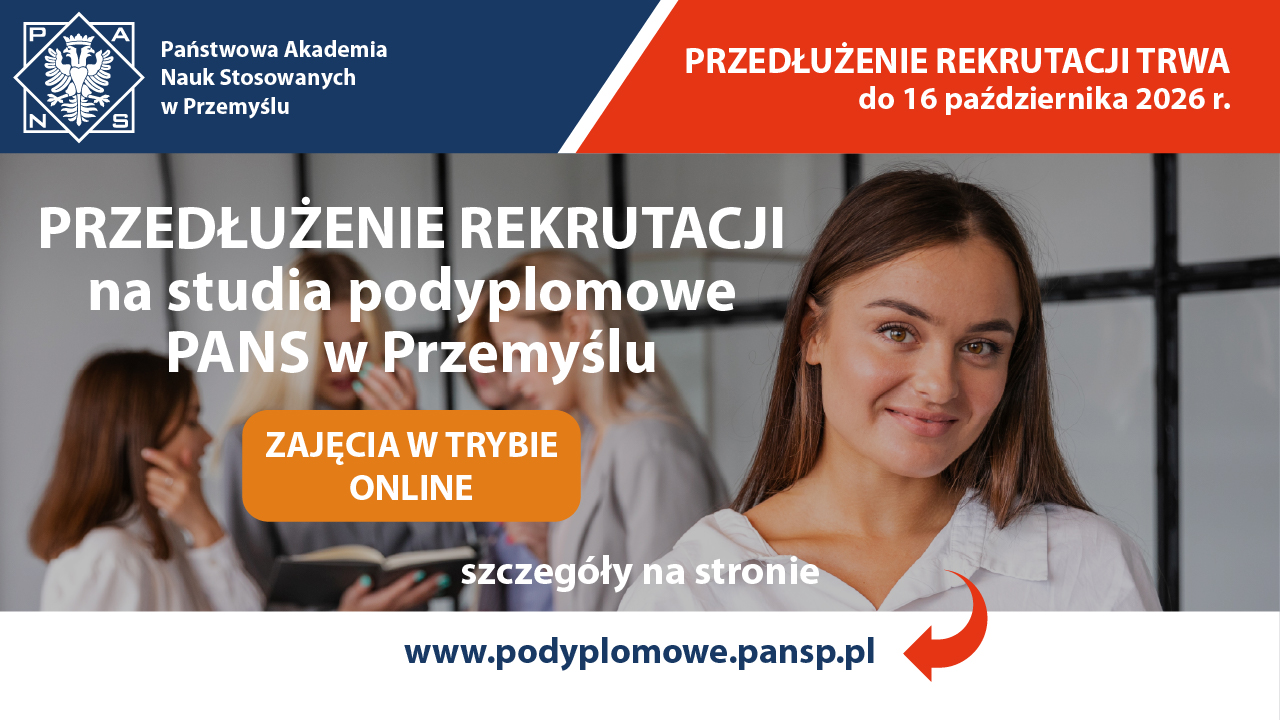 Przedłużenie rekrutacji na studia podyplomowe w semestrze zimowym roku akad. 2026/2027